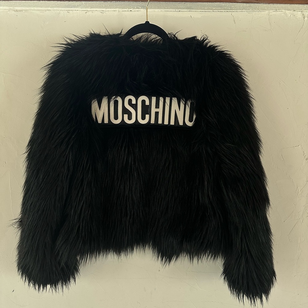 Moschino x H&M FAUX FUR JKT SIZE SMALL LIKE NEW